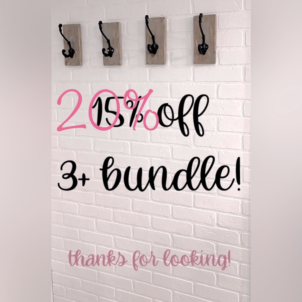 20% off 3+ bundle!